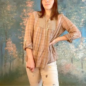 Zara - cotton blouse, size small